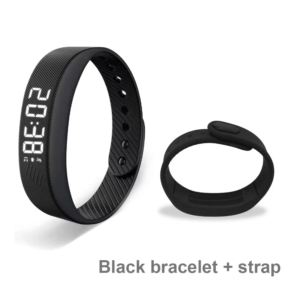 Smart Bracelet LED Digital Waterproof Smart Clock Smartband With running pedometer Monitor Smart Band Vibration Alarm Reminder